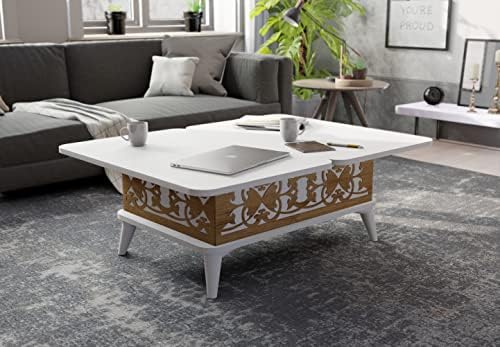 Magic Star Extendable Lift Top Coffee/Dining Table 6 IN 1