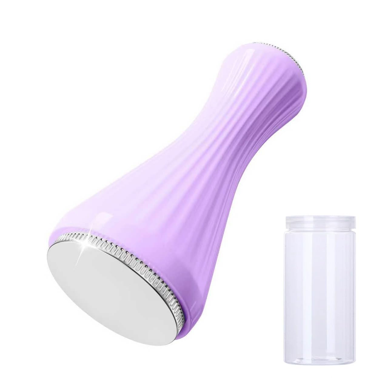 Double Head Ice Roller for Face & Eye, Anti-Frostbite Ice Massager for Puffiness & Redness, Self-Care Skincare Tool with Storage Box for Men & Women (White)