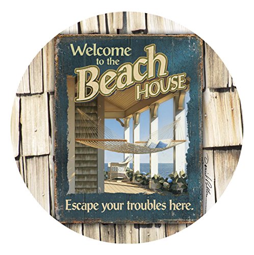 Authentic Crazy Deals Thirstystone Stoneware Coaster Set, Welcome to the Beach House