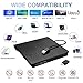 Grabadora DVD Externa, iAmotus Unidades CD/DVD Externas USB 3.0 Lector Grabadora Y...