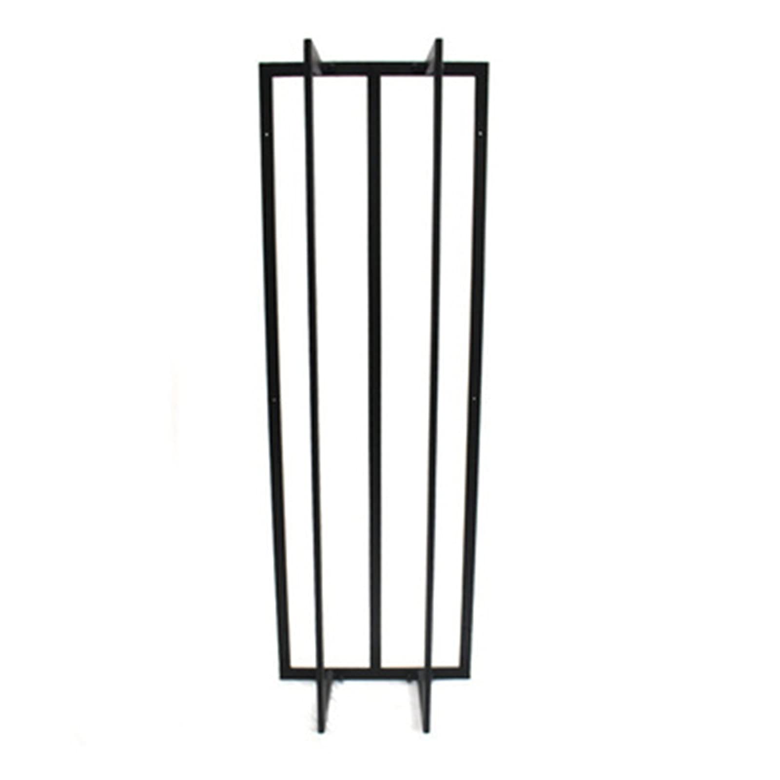 Stojak Na Drewno Opałowe, Kominek, Stojak Na Drewno, Salon, Zakrzywiony, Metalowy Stojak Na Drewno Opałowe, 36,2 X 8,3 X 21,6 Cala