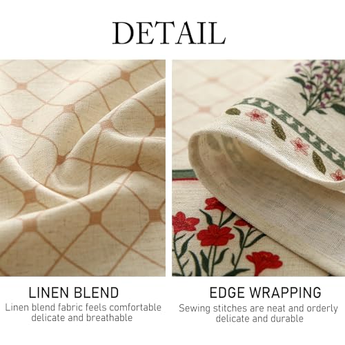 ISAENNE Designer French Linen Rectangular Tablecloth,118"x67"-Bertina E by ISAENNE - Used condition - Image 5