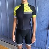 Damen Pro Team Triathlon Kleidung Radtrikot Damen Overall Mountainbike Radtrikot Sweatshirt (Color : Gray, Size : XX-Large)