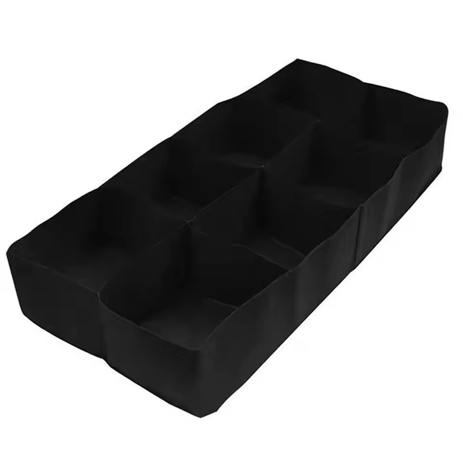 4 Uds. Bolsa for plantar en jardín, bolsa de cultivo fieltro multigira, maceta rectangular for vivero, contenedor for vegetales, tomates y patatas para Flores, Verduras, Frutas(120x60x30cm 6Grids)