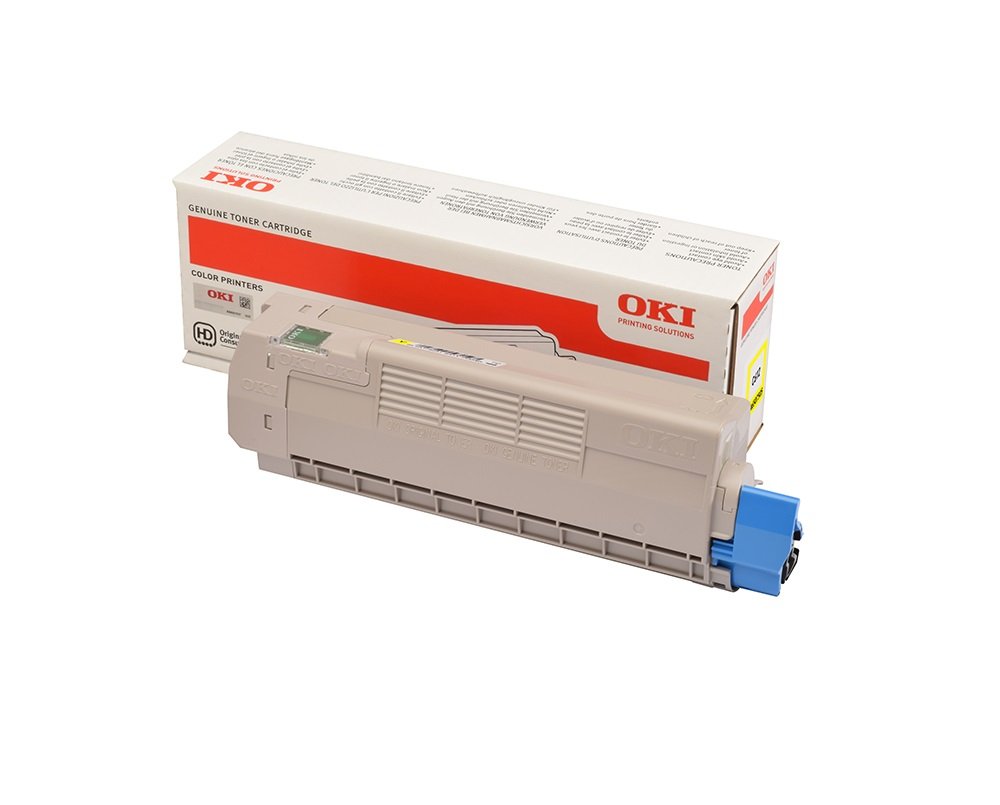 Oki 46507505 Cartuccia Toner Originale Oki, Giallo, Standard, 6000 Pagine-image