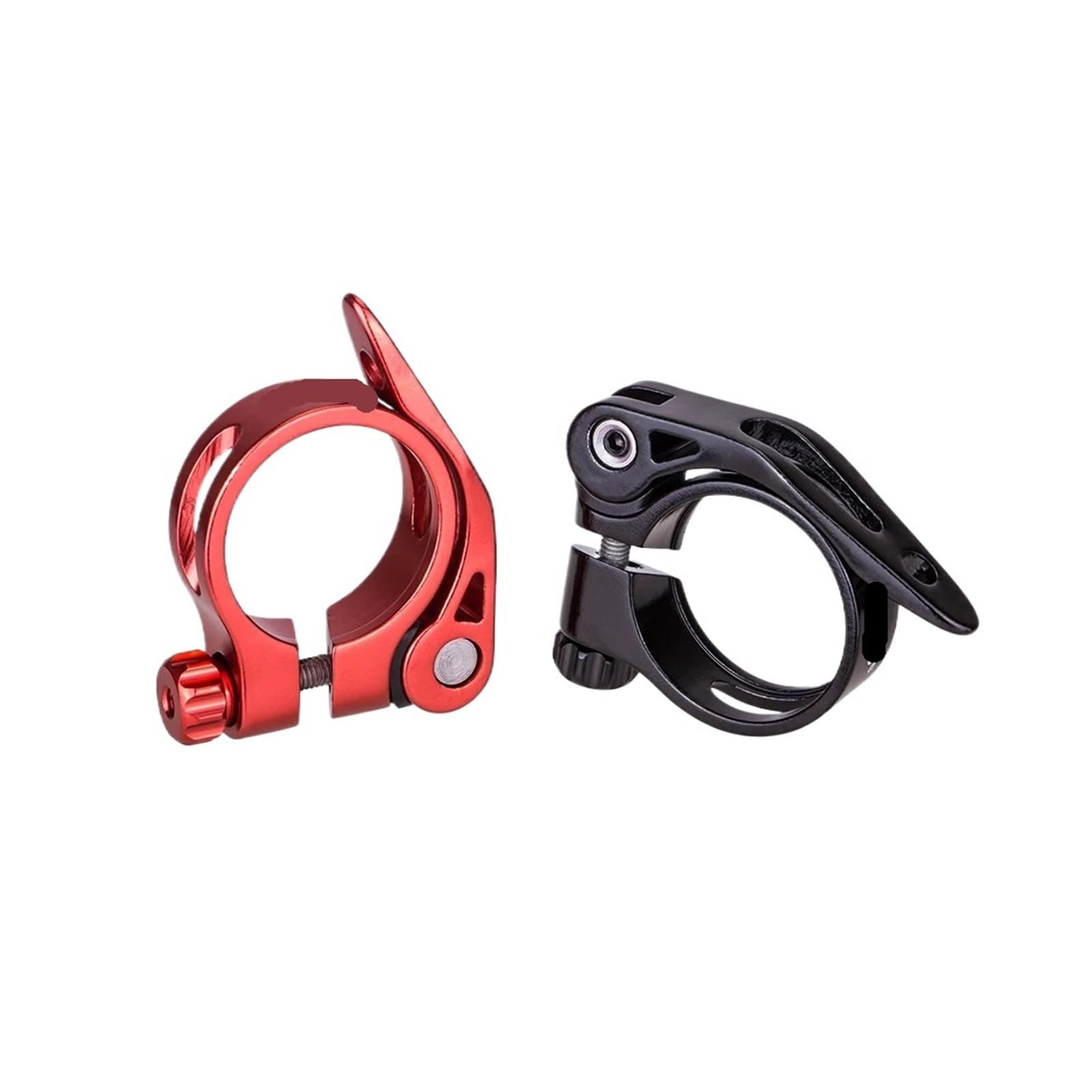 Morsetto reggisella a sgancio rapido, clip for tubo da 28,6/31,8/34,9 mm for parti della sella ciclismo su strada(JC205 Red 28.6)