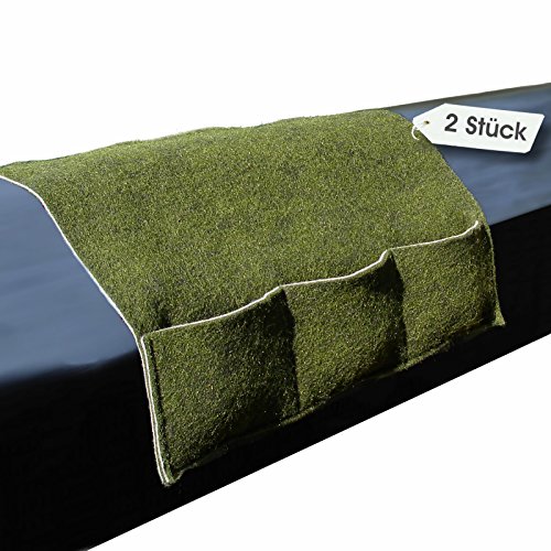 Preisvergleich Produktbild Pflanztasche / Taschenmatte grün - 100cm breit - 2 Stück