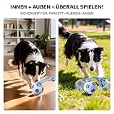 Pet Prime Intelligentes Hundespielzeug Fussball – Mit LED-Leine, 3 Spielmodi, USB-Aufladbar & Automatischem Energiesparmodus