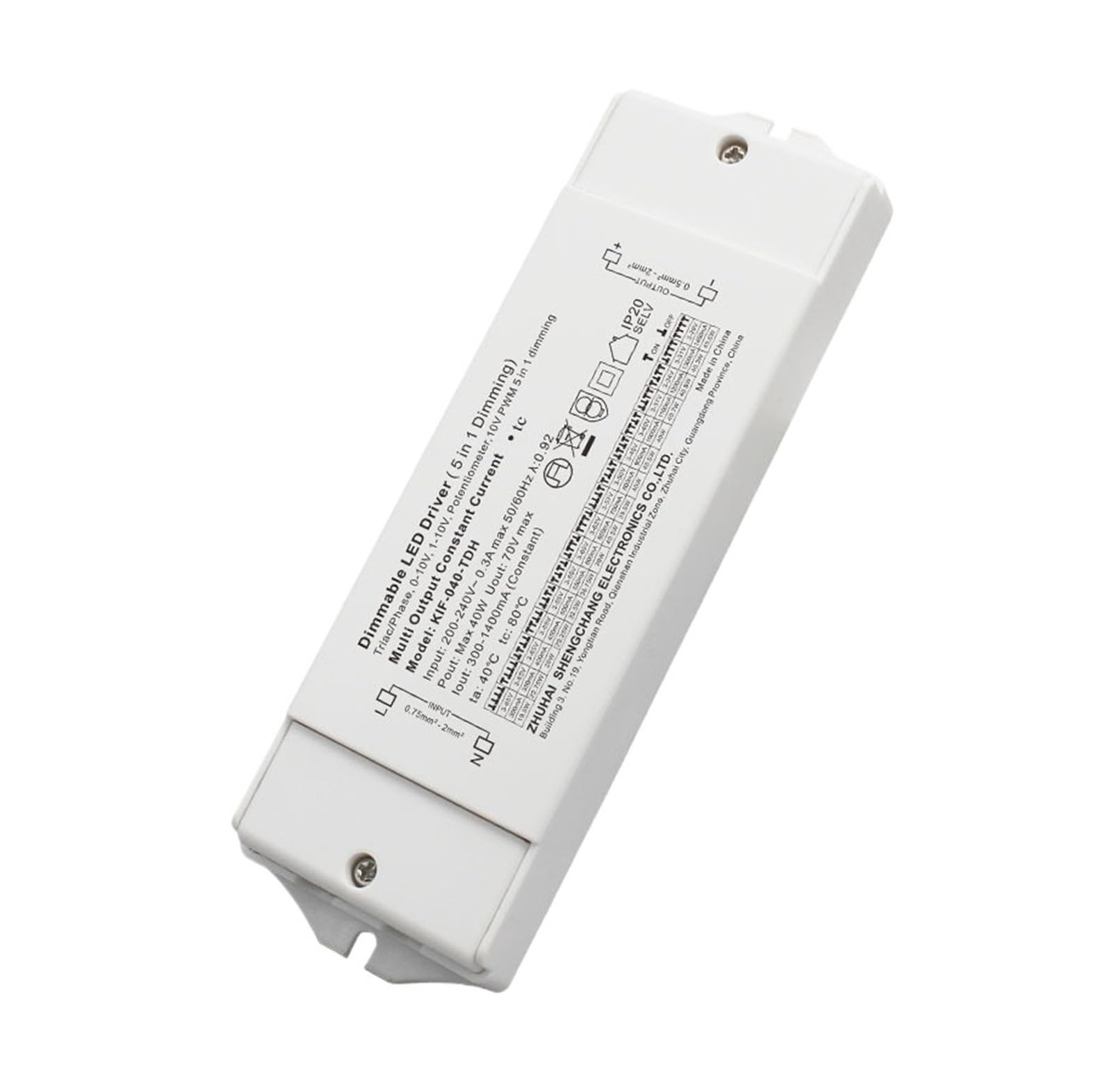 Driver LED de corriente constante | Salida: 3V; Tensión: 65V; Características: Ultrafino
