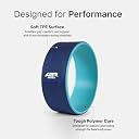 Fitness Yoga Wheel for Back Pain Relief – Durable Dharma Yoga Prop Wheel for Stretching, Backbends, Deep Tissue Massage & Flexibility Training (Anti-Slip, Sweat-Resistant, Eco-Friendly) Navy blue gallery image