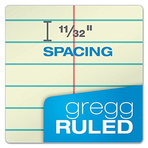 Ampad Steno Pads, Gregg Rule, Green Cover, 80 Green-Tint 6 X 9 Sheets, 6/Pack #TOP2