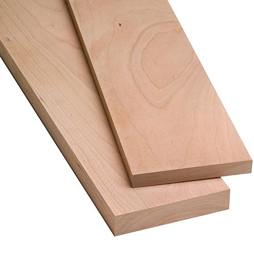 Madera de cerezo en pieza - 0.635 cm de grosor, tableros de madera fina y lustrosa para manualidades, forrado, muebles, cajas, molduras y más miniatura 2