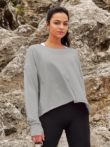 Image of Panadila Womens Open Back Workout Tops Long Sleeve Shirts