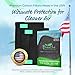 Breathe Naturally Universal Cut To Fit Carbon Activated Air Filter - Replacement Charcoal Filters - Pre Filter Carbon Sheet for Air Purifier, Vent Filters & More - Packed in USA (Pack of 2, 12x48)