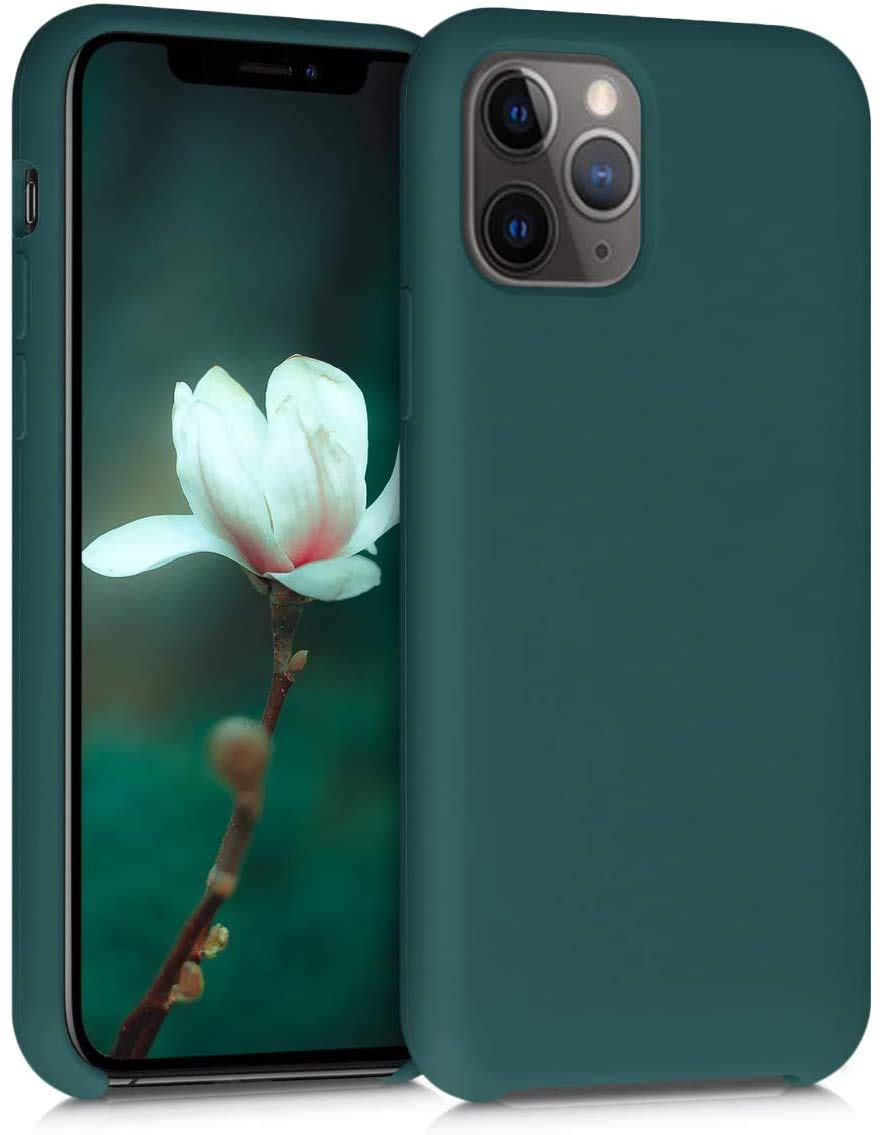 Dona TPU Silicone Case Compatible with Apple iPhone 11 Pro - Soft Flexible Rubber Protective Cover - Turquoise Green