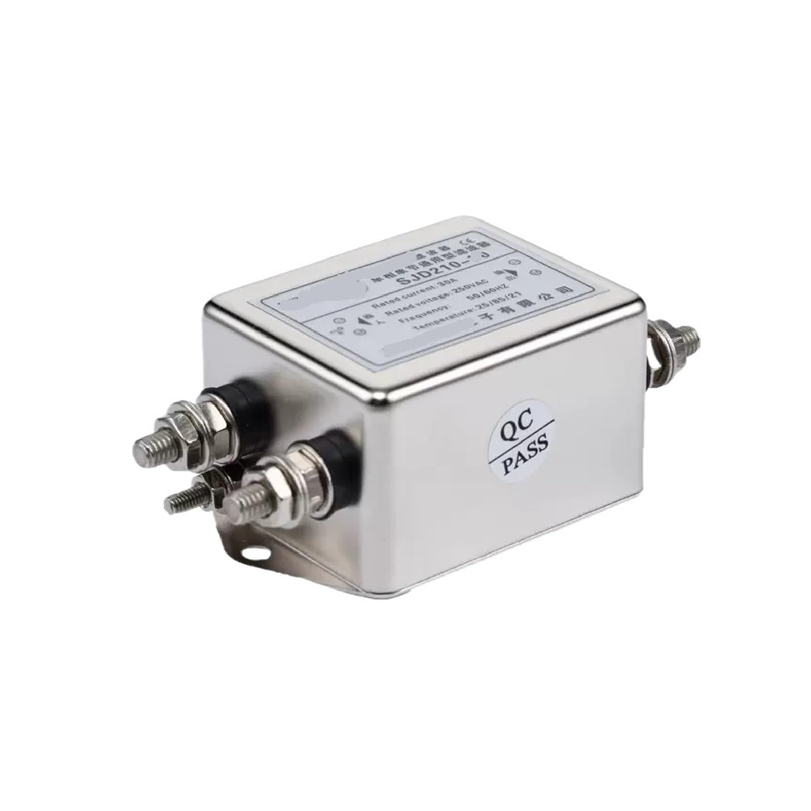 Filtre d'alimentation CA monophasé 220V SJD210-30A à vis anti-interférence