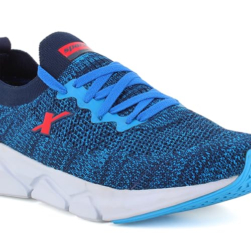 Image of SPARX Mens SM 680 | Enhanced Durability & Soft Cushion | Blue Running Shoe - 9 UK (SM 680)