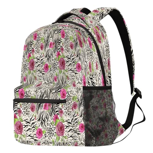 Sac à dos randonnée et voyage rose à motif animal pour toutes vos escapades