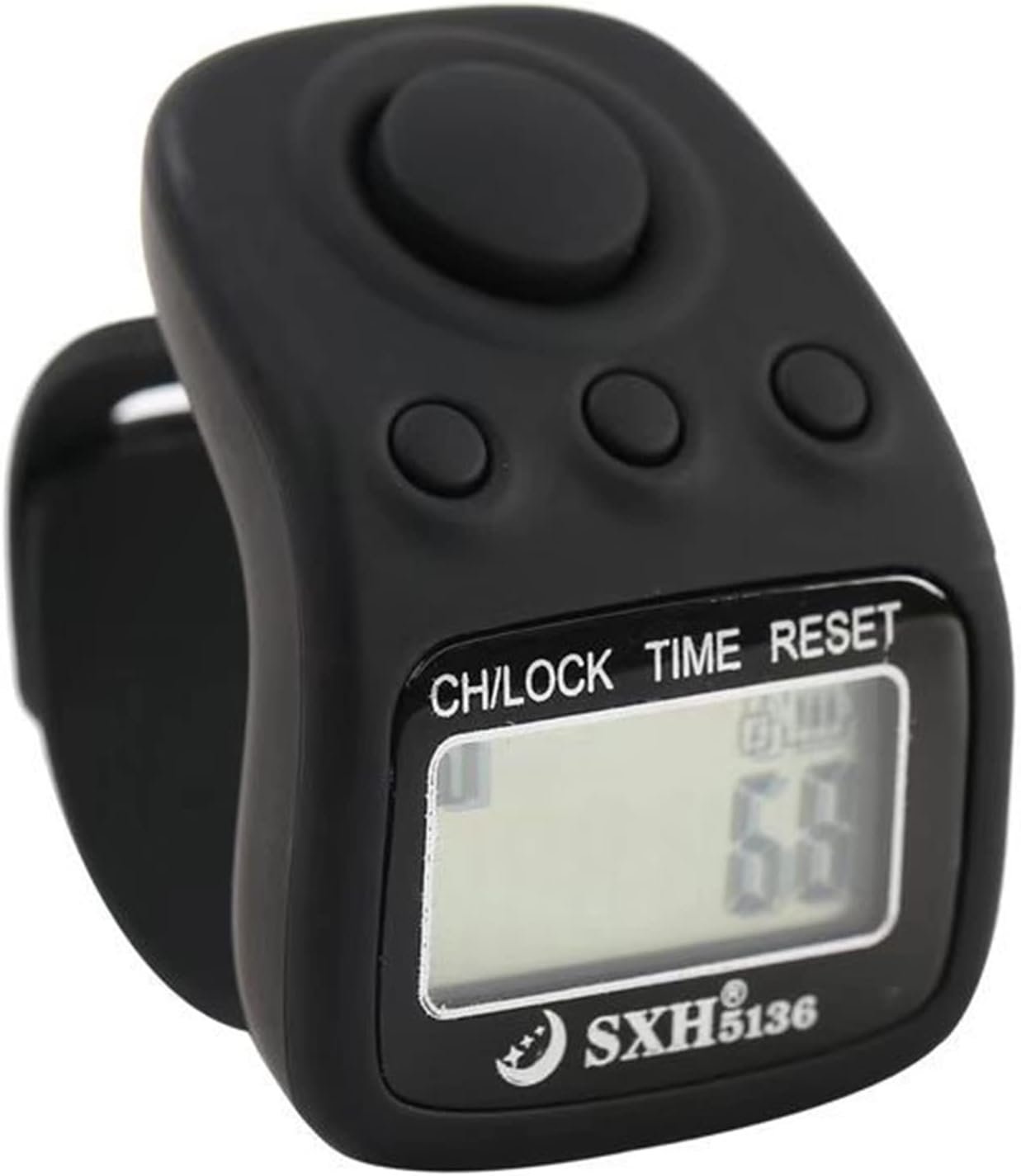 Electronic Finger Counter Resettable 6-Digit LCD Hand Tally Counter For Muslims Pray Rosary Chanting Buddhas Multi-channel Digital Finger Counter Timer Muslims Pray Rosary Chanting Finger
