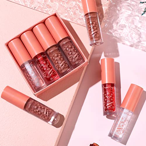 Yibaby 8 Colors Tinted Lip Gloss Set Hydrating Lip Glow Oil Plumping Lip Moisturizing Transparent Lip Care Oil Shiny Jelly Lip Gloss For Women And Girls #TOP5