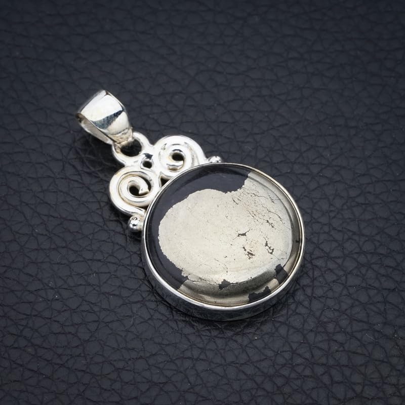 Pendentif Pierre D’Or Apache StarGems argent 925 cadeau idéal