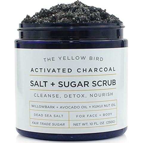 Natural Activated Charcoal Body & Face Scrub Cover