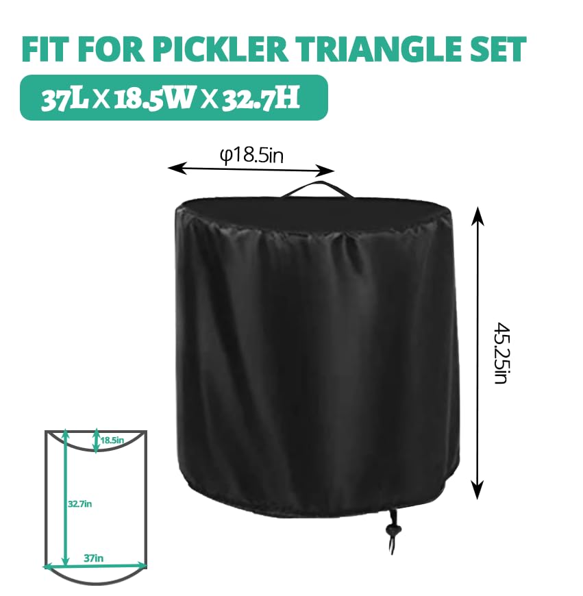 Fizentia Cover for Pickler Triangle set(Only-Cover),Waterproof-Covers for Pikler Climbing-set,Covers for Foldable Pikler Triangle Climbing Toys Sets(37Lx18.5Wx32.7H,Black)