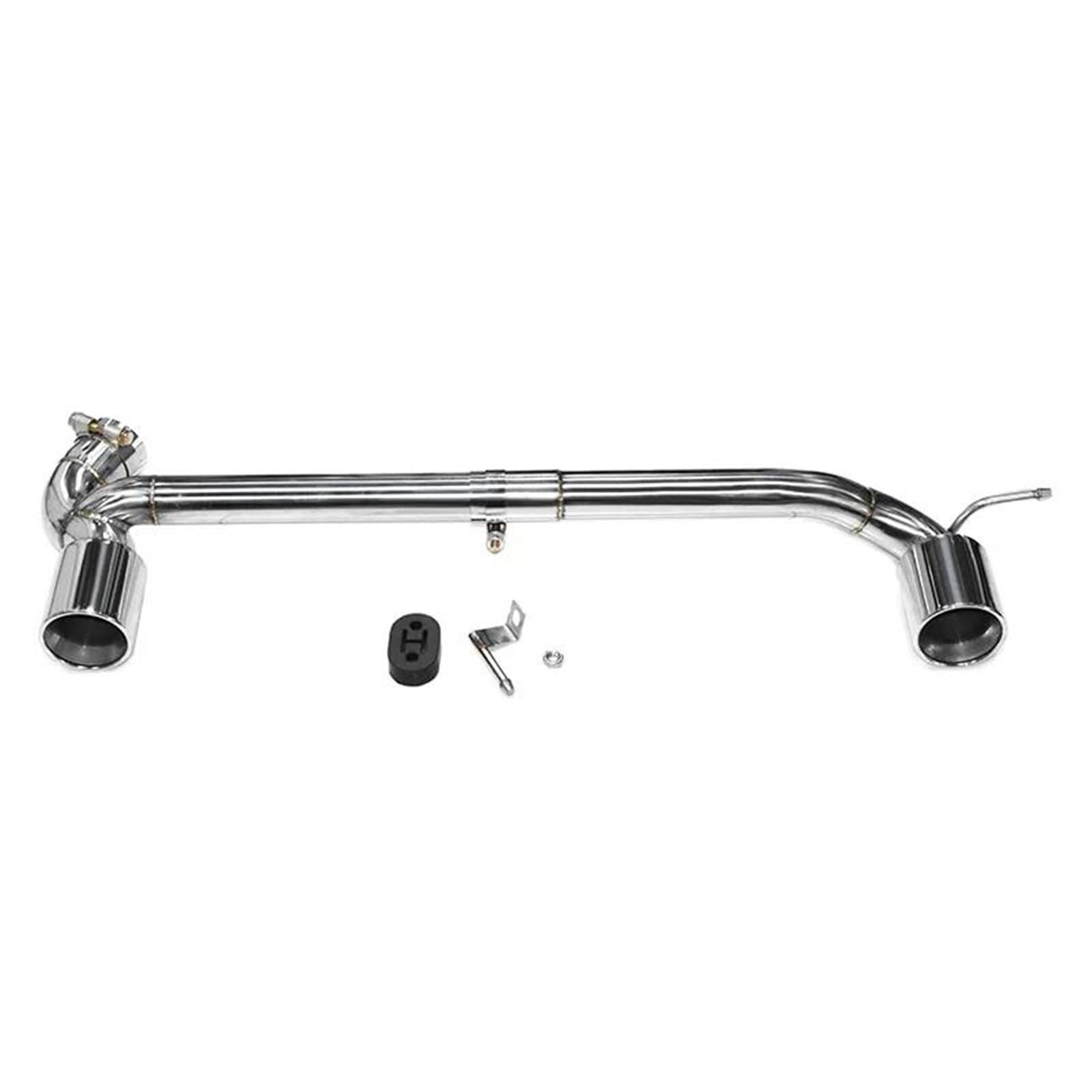 Dla BMW F30 F31 320i 318i M Sport Look Rura Wydechowa Samochodu Końcówka Tłumika Ze Stali Nierdzewnej Końcówka Rury Wydechowej Podwójna Końcówka(Silver 318i)