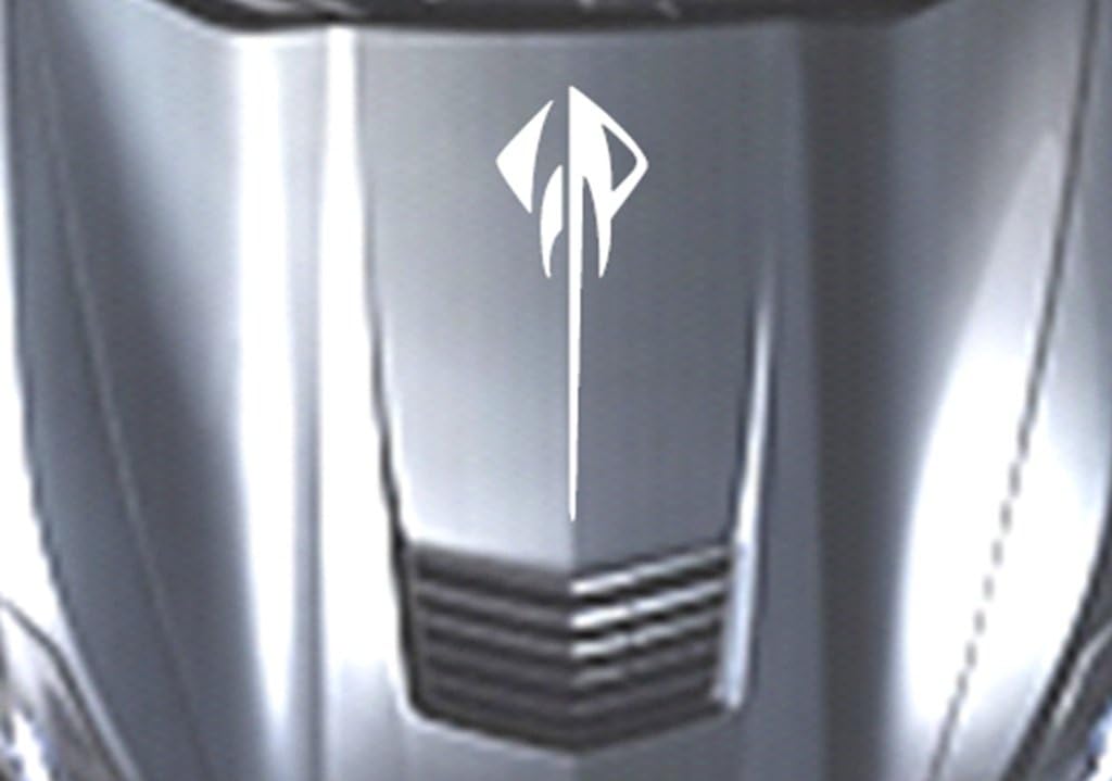 Clausen's World Stingray Hood Decal Vinyl Graphics 28 Inch, Fits Chevy Corvette C7, Red