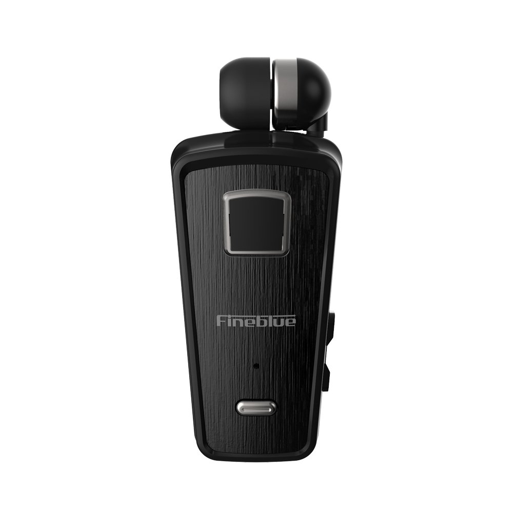 docooler Fineblue F980 Auricolare Retrattile Bluetooth 4.0 Cuffie Cavo Cuffie Stereo Musica Avviso Vibrazione Vivavoce con Microfono Connessione Multi-Punto