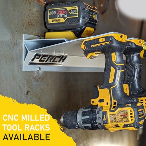 image for PERCH 9 Pack Tool Holder for Milwaukee M18/18v Cordless Tools - Snap F