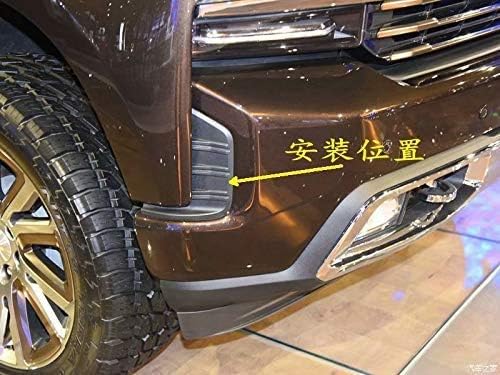 Miniatura 2 de Accesorios para Chevrolet Silverado 2019-2020 2021 cromo delantero antiniebla marco cubierta 2 piezas