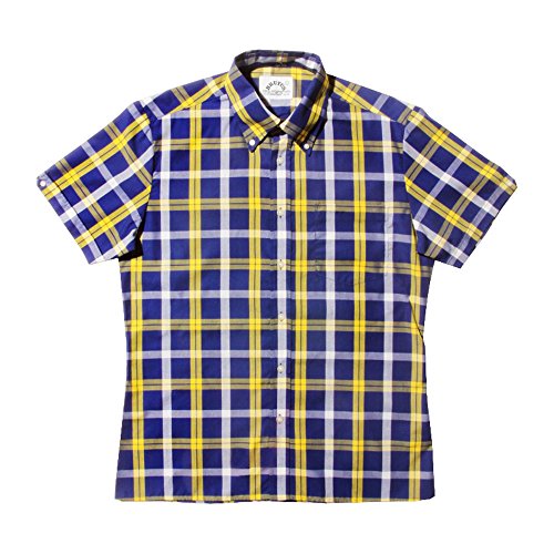 Brutus Trimfit - Camicia da Uomo a Maniche Corte