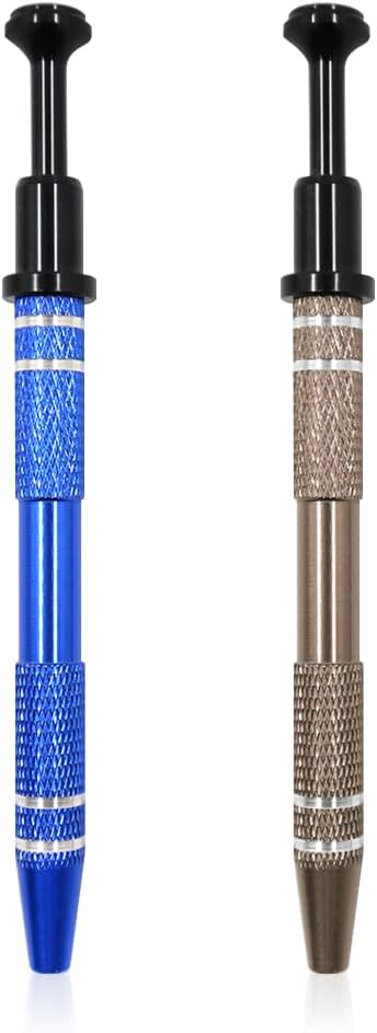 2 Pcs Stainless Steel 4-Claw Pick up Tool for Small Parts Pickup,Grabber Tool Magnetic Four-Claw Picker,4 Prongs Grabber for Tiny Objects- IC Chip, Electronic Components, Hex Nuts