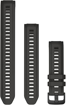 Garmin 010-13104-00 Band, 20mm, Graphite Silicone