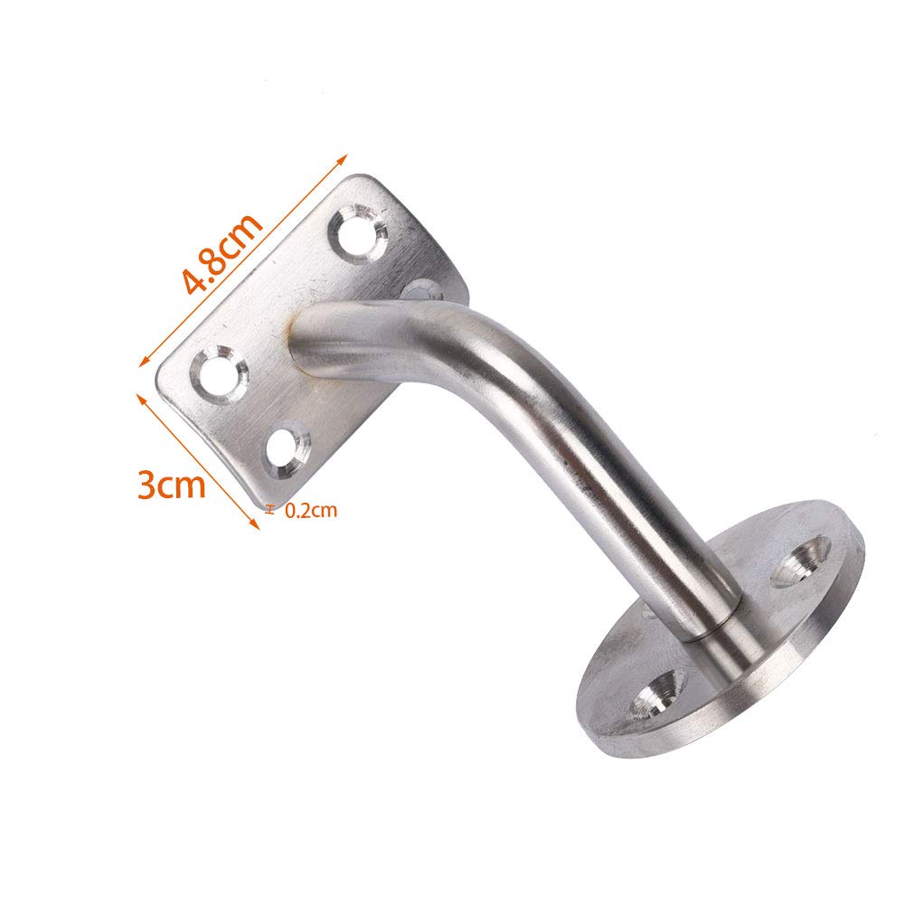 Buy Handrail Brackets for Wall Mounted Handrail Heavy Duty Stair Rail
