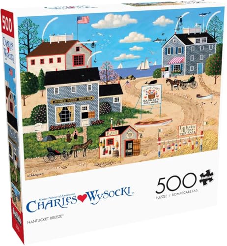 Puzzle de 500 piezas Charles Wysocki premium para coleccionistas