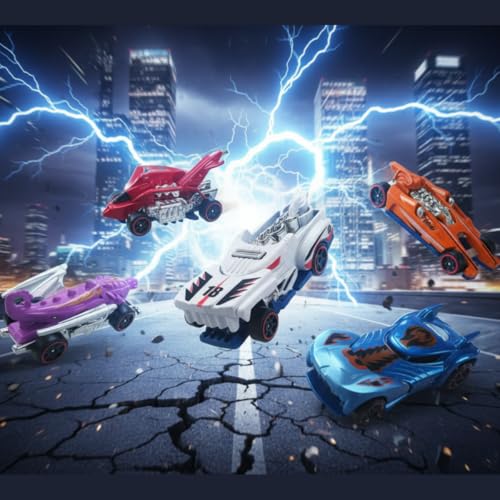 Image of GENIE'S TOY BUS 1:64 Scale Die-Cast Racing Car I Sports Car with Free Wheel Mechanism I Premium Metallic Finish I Kids Collectible Toy for Ages 3+ I Best Birthday Gift for Kids