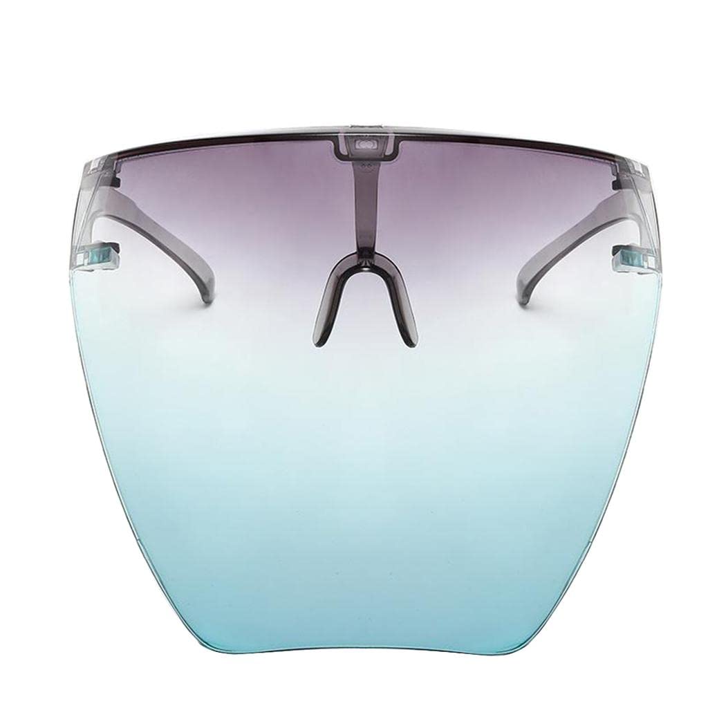 NIVAA Full Face Shield Protective Guard Transparent Glasses Visor Gray Blue-picture-14