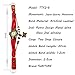 ThaiTime Strap Weaved Beads Wholesale 6pcs Womens Girls Butterfly Leather Strap Bracelet Wrist Watches