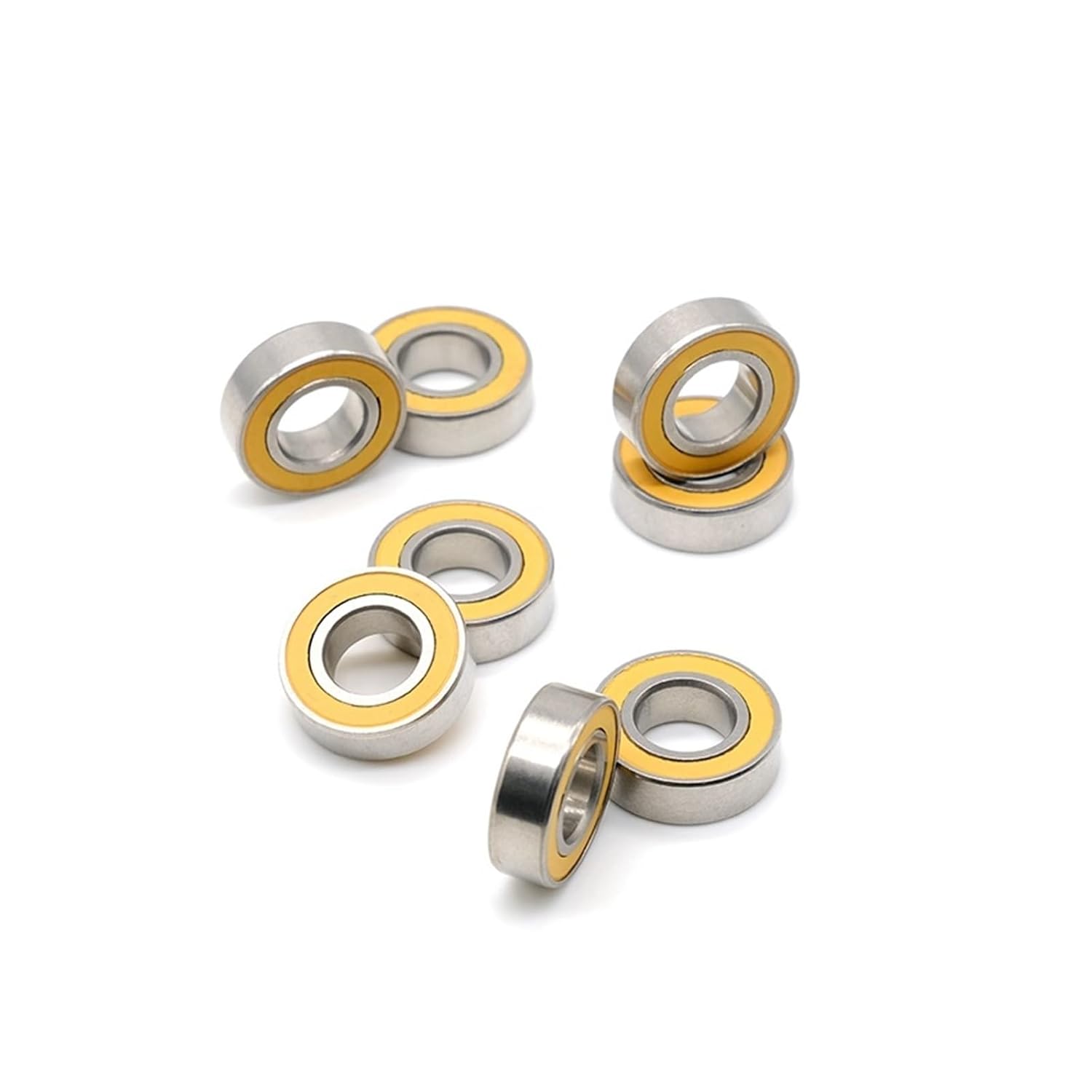 10Pcs S688 Hybrid Ceramic Stainless Steel Bearing 8 * 16 * 5 mm ABEC-7 Industry Motor Spindle 688HC Hybrids Si3N4 Ball Bearings