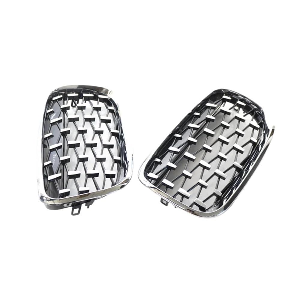 Parrilla delantera negra para X5 E70 y X6 E71 modelos de 2007 a 2013 compatible con 51137157687 8