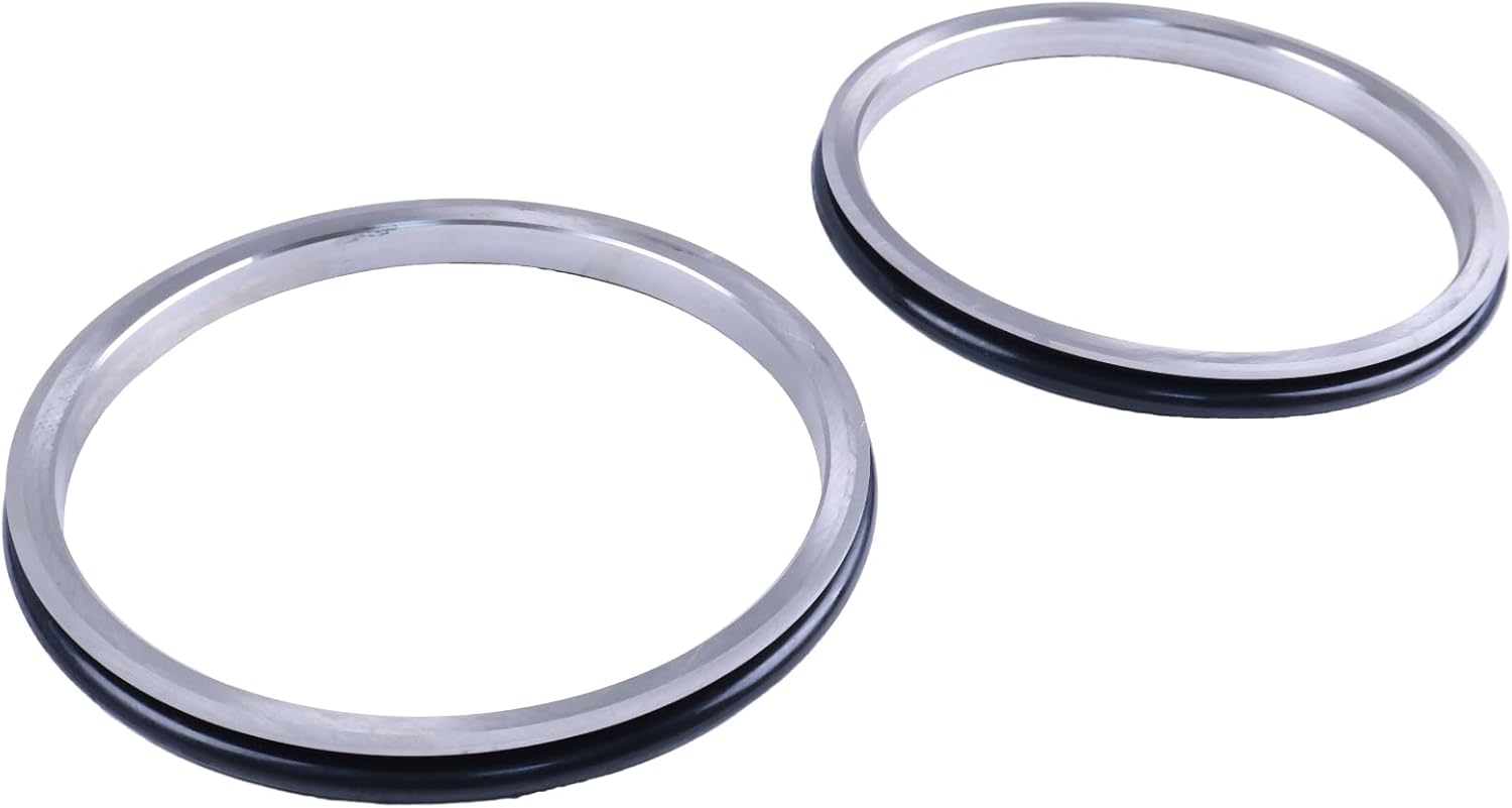 FridayParts Replacement Floating Seal 4082631 AT130368 Compatible for Yanmar Engine 4TNV98C John Deere Engine 4039DT009 Excavator 190E 290D 75 75P 75C 75D 75G 80 80C 85 85D 85G