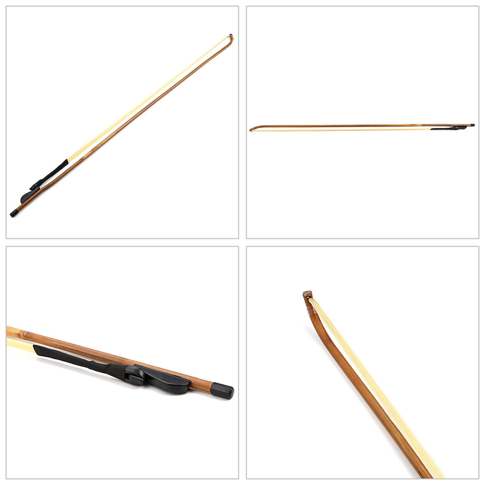 Erhu Bögen mit Holzgriff, traditionelle chinesische Violinbögen, Rosshaar, Saiteninstrumententeile, Zubehör, einfach zu bedienen