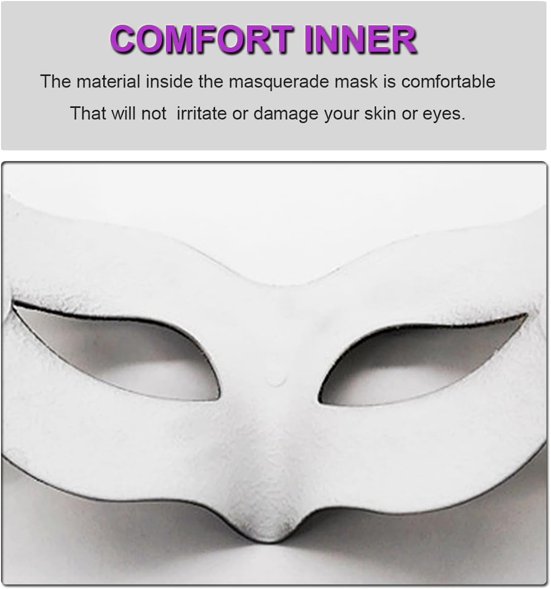 Masquerade Mask for Couples Lace Eye Mask Venetian Carnival Halloween Mask Party Ball Prom Mask Costume Mardi Gras 2Pack - Image 4