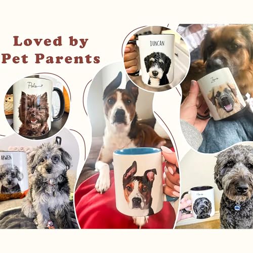 Taza personalizada con retrato de mascota miniatura 6