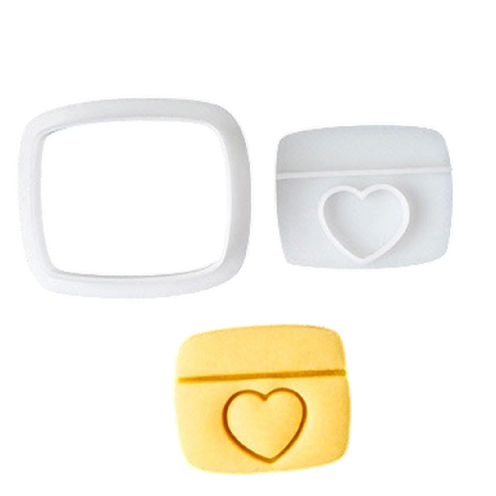 LUCKGONI Cartoon Proposal Wedding Cookie Desserts Cutter Set With Heart For Romance Baking And Special Occasion