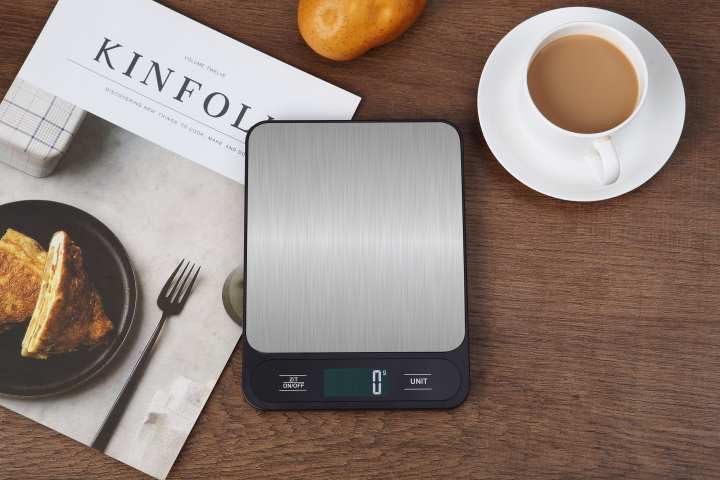 Miniatura 5 de Generic Báscula de peso digital para cocina casera, plata y negro