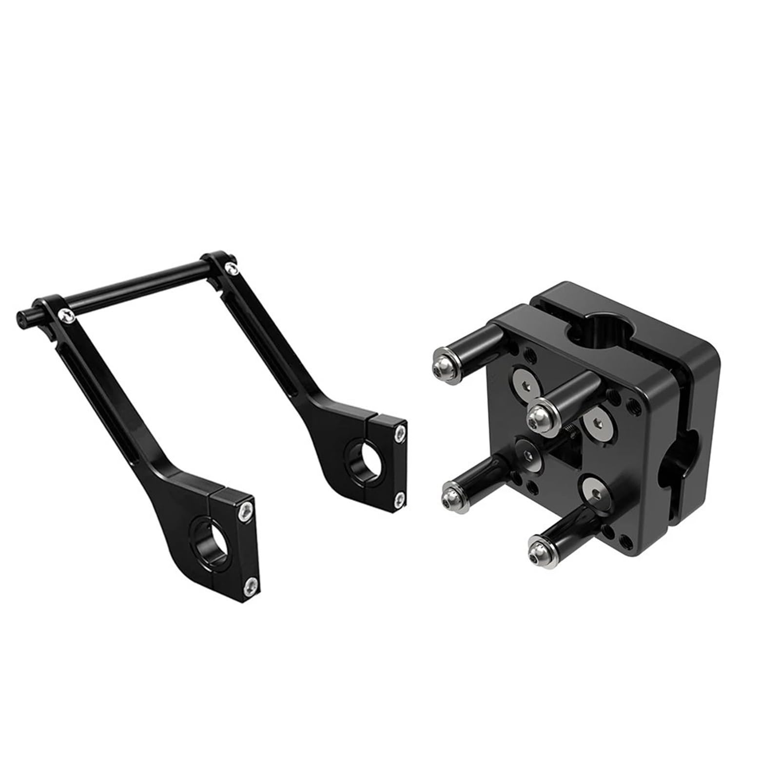 Support De Montage GPS Pour Moto - Universel, Anodisé, Fixation Guidon