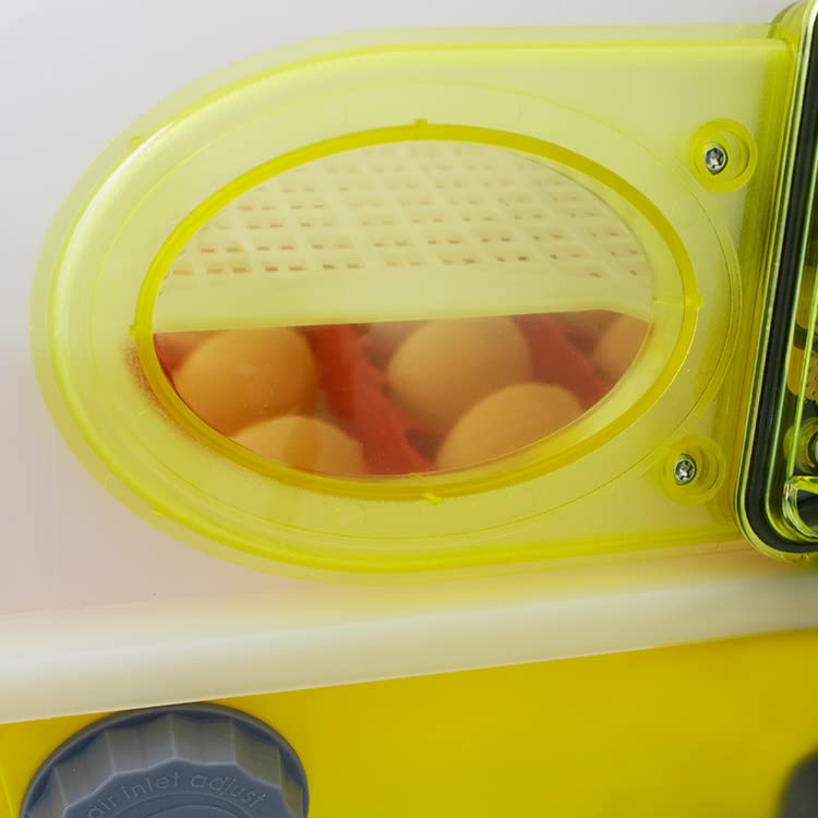 Incubadora de huevos digital ET49 SUPER con motor de giro OVOMATIC y con aditivo antibacteriano Biomaster™ - River Systems - capacidad 49 huevos de tamaño mediano o 196 pequeños